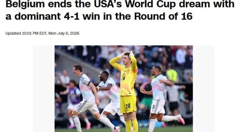 "Contundente": la reacción de los medios internacionales tras la goleada que dejó a Estados Unidos afuera del Mundial