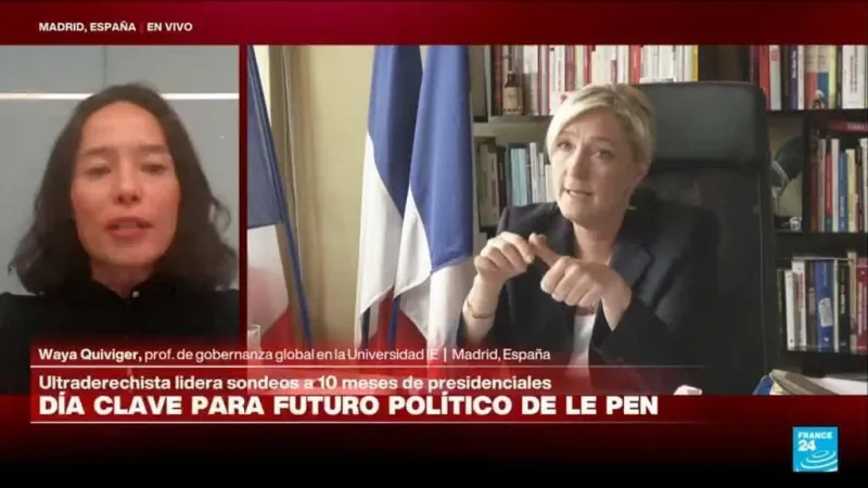 Waya Quiviger: "Marine Le Pen podría hacer una nueva apelación ante la Corte de Casación"