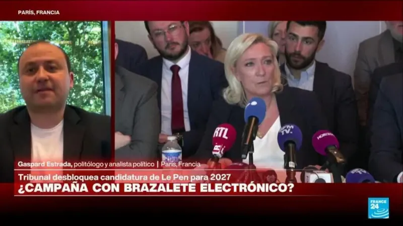 Gaspard Estrada: "Decisión judicial pone en una encrucijada el discurso político de Le Pen"