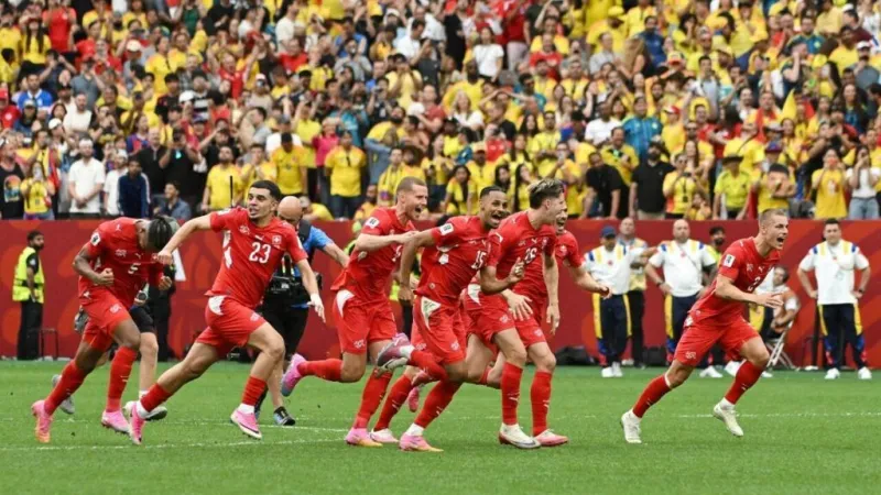 Suiza eliminó en los penales a Colombia y enfrentará a Argentina en cuartos del Mundial