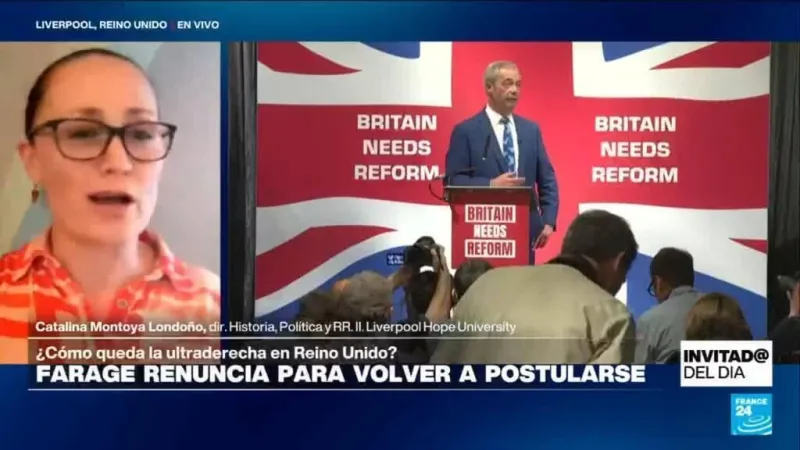 ¿Cómo podría impactar la renuncia de Farage en el avance la ultraderecha en Reino Unido?