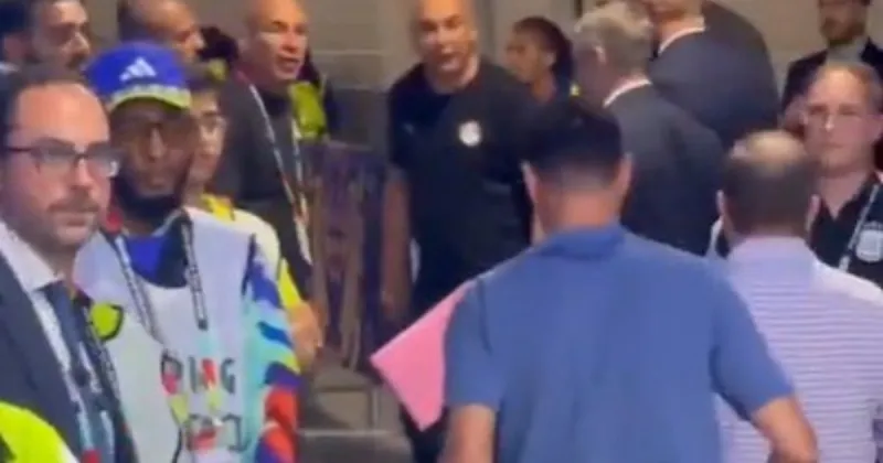 El tenso cara a cara entre el DT de Egipto, Hossam Hassan, y Scaloni tras el partido