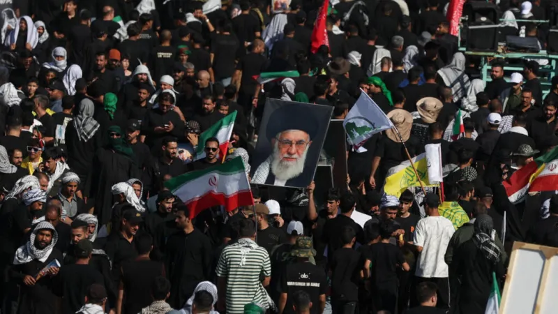 En imágenes: el último adiós al exlíder supremo de Irán Alí Jamenei trasciende fronteras con actos en Irak y Líbano
