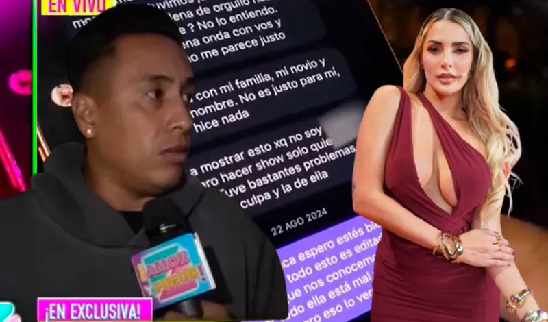 Christian Cueva desenmascara a Macarena Gastaldo y revela chats tras asegurar que él la buscó: “No me van a ver jod***”