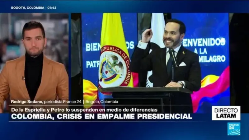 Directo Latam y la suspensión del empalme Petro - De la Espriella en Colombia