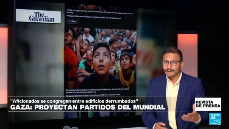 "Ataque israelí mata en Gaza al organizador de la proyección del Mundial": 'Arab News'