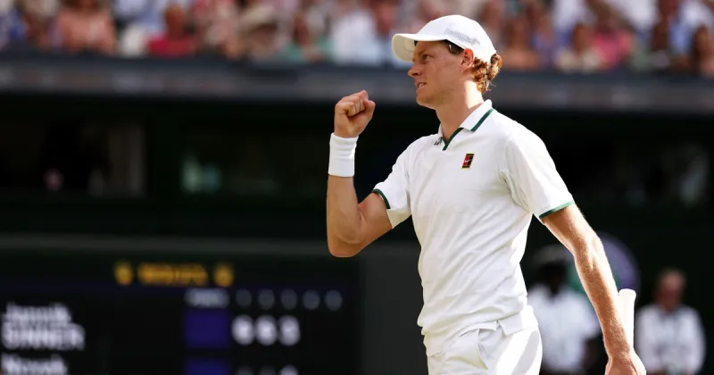 Jannik Sinner, implacable, le puso punto final a la aventura de Novak Djokovic en Wimbledon