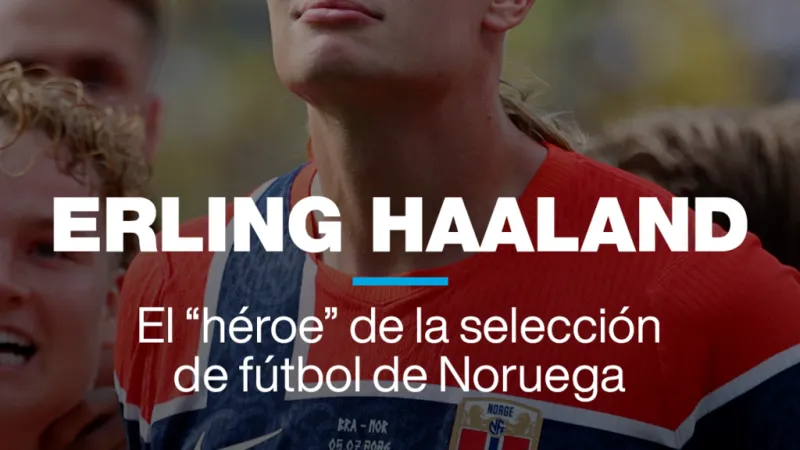 Erling Haaland: el "héroe" de la selección de fútbol de Noruega