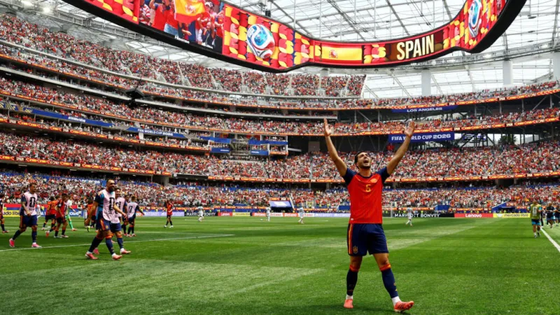 Mundial 2026: Merino sella un sufrido triunfo de España sobre Bélgica, para avanzar a semifinales