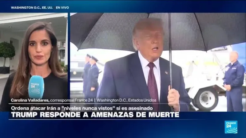 Informe desde Washington: Trump responde a amenazas de muerte atribuidas a Irán
