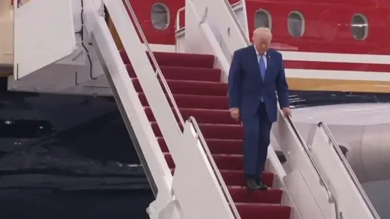 Donald Trump estrena el Air Force One "provisional": dudas por falta de elementos de seguridad