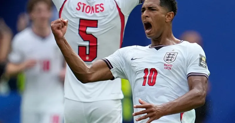 La insólita polémica en el gol de Inglaterra vs Noruega que no vieron el VAR ni la TV: la pelota rozó una cámara aérea