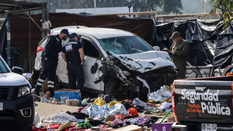 Conductor atropella y mata a seis personas en feria en Viña del Mar
