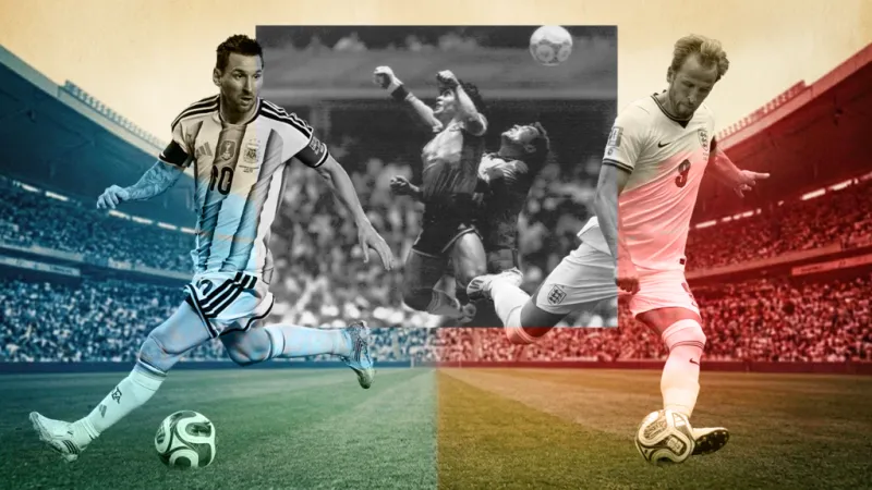 El nuevo pulso mundialista entre Argentina e Inglaterra, 40 años después de “la mano de Dios”