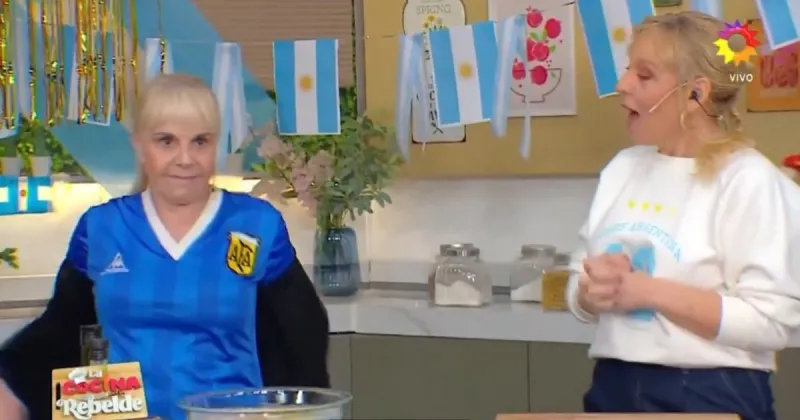 Claudia Villafañe y el misterio de la camiseta azul con la que Maradona le hizo los dos goles a Inglaterra: ¿la tiene la ex de Diego o fue subastada por 9 millones de dólares?