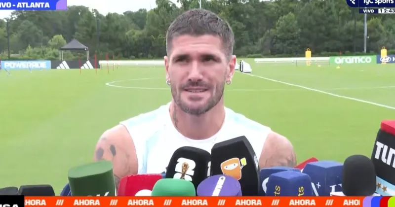 Rodrigo De Paul palpita la semifinal con Inglaterra: "Es un partido único y estamos muy motivados"