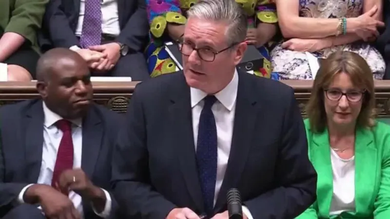 "Es el final de mi trayectoria política": Starmer se dirige por última vez al Parlamento británico