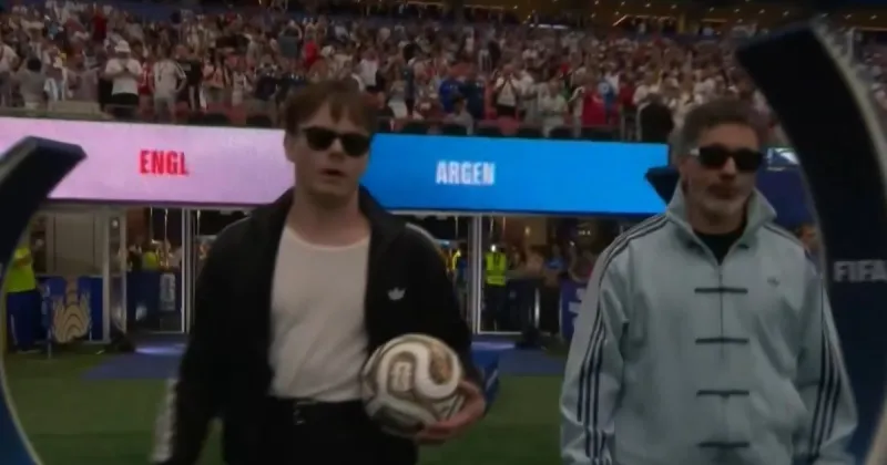 Con Lavezzi, Michael Buffer y un actor de Stranger Things: el inicio a puro show del Argentina-Inglaterra