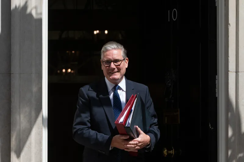 Starmer visita Ucrania antes de dejar su cargo como primer ministro británico