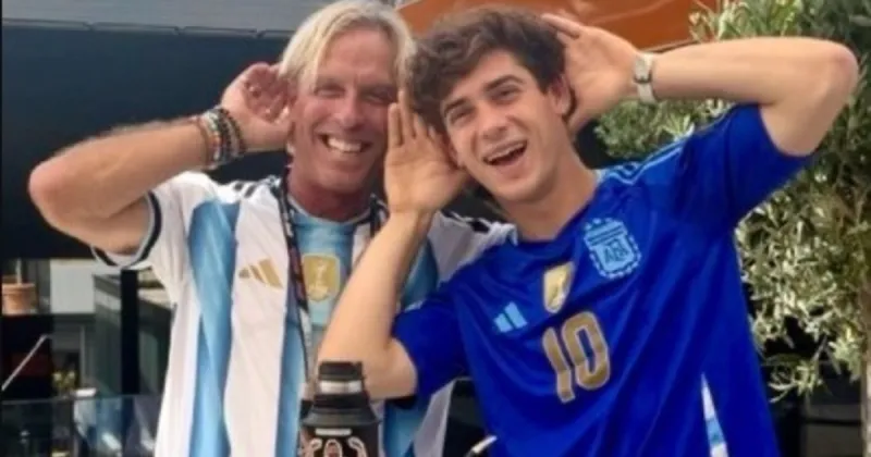 Franco Colapinto y Juan Fossaroli, a pura gastada contra los ingleses de la Fórmula 1 tras el triunfo en el Mundial