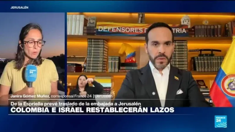 Colombia retoma relaciones con Israel: De la Espriella promete mover la embajada a Jerusalén