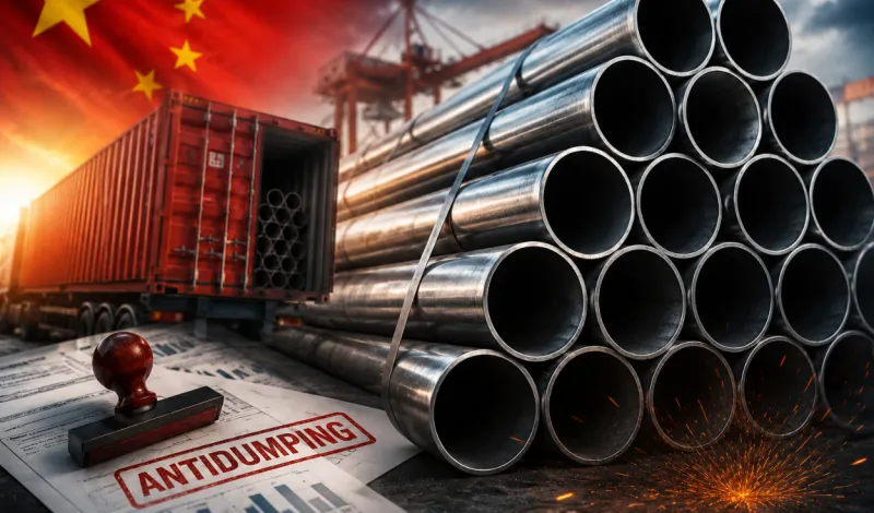 Indecopi impone sobretasa a las importaciones de tubos de acero de China por cinco años