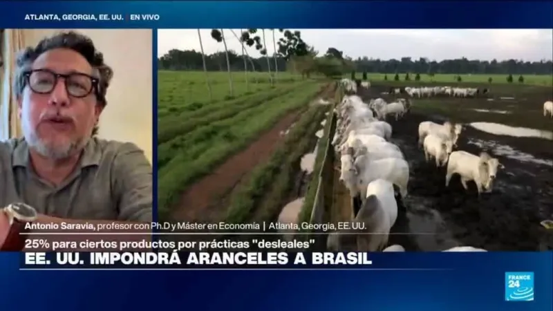 Antonio Saravia: "Con el arancel del 25% de EE. UU. a ciertos productos brasileños, todos pierden"