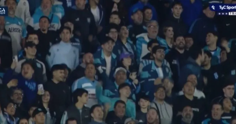 Racing y Defensa y Justicia, unidos por la Selección Argentina: las dos hinchadas cantaron juntas "el que no salta es un inglés"