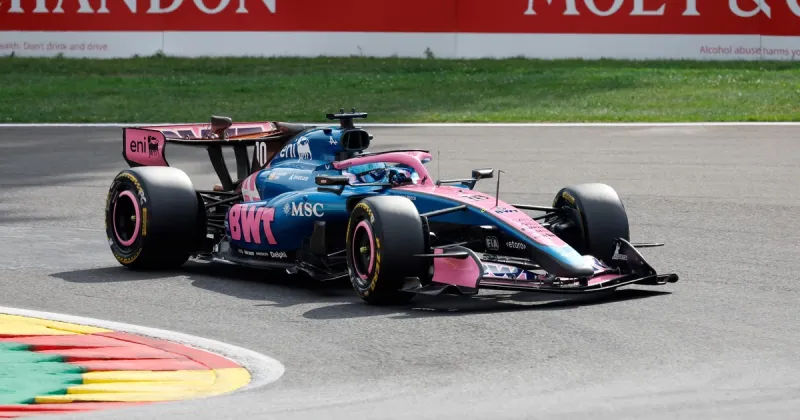 Pierre Gasly destrozó su Alpine en el GP de Bélgica poco después de que Franco Colapinto hizo su mejor vuelta