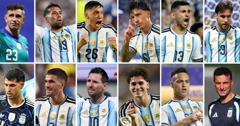 Los apóstoles de la Scaloneta: los once jugadores y el DT que jugarán las cinco finales de un ciclo inigualable