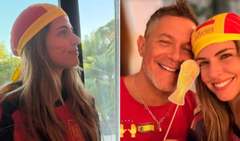 Stephanie Cayo y Alejandro Sanz festejan juntos el campeonato de España en el Mundial 2026: “Qué maravilla”