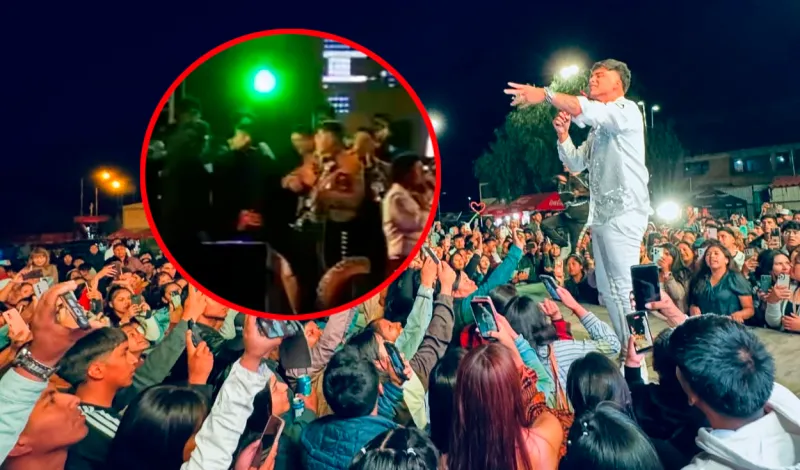 ¡Escándalo en Bolivia! Cantante peruano genera polémica al pelearse con músico boliviano en pleno escenario tras fuerte cruce de palabras