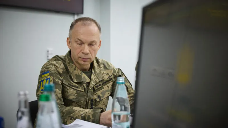 Zelenski destituye al comandante en jefe del Ejército, Oleksandr Syrsky, tras días de protestas