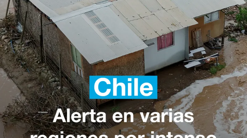Alerta en varias regiones de Chile por intenso temporal