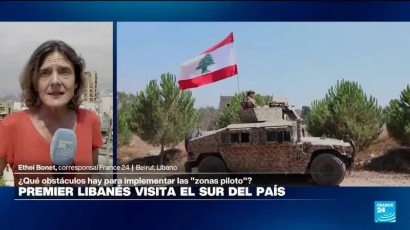 Informe desde Beirut: premier libanés visita sur del país para mostrar apoyo a retirada israelí