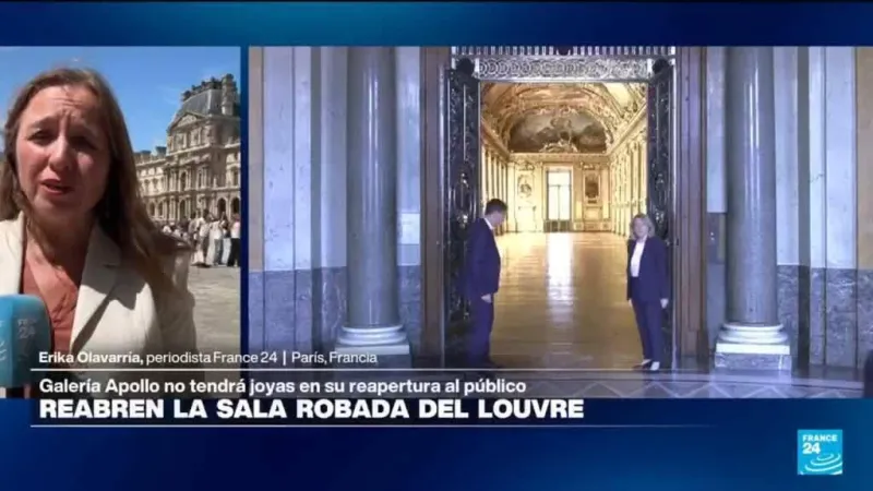 Informe desde París: Museo del Louvre reabre Galería Apolo tras polémico robo de joyas