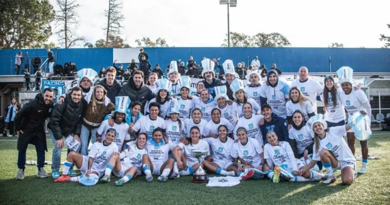 Racing hizo historia en el fútbol femenino: venció a San Luis y se consagró campeón por primera vez