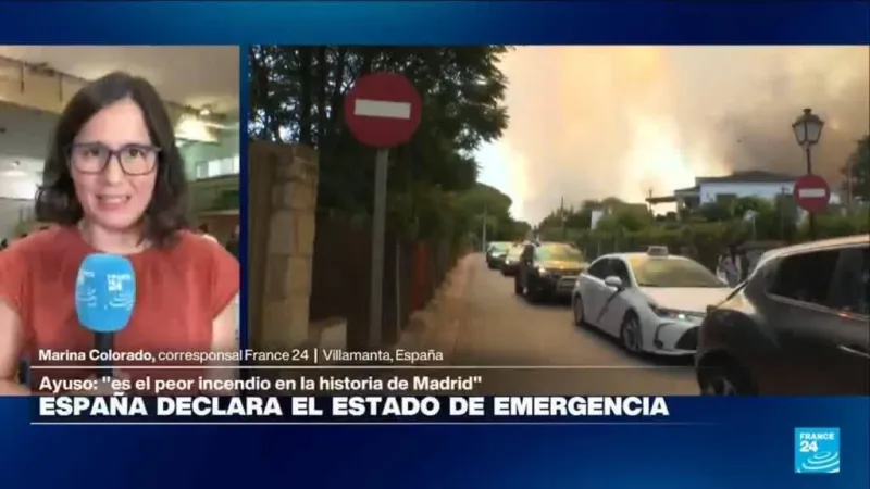 "Es el peor incendio de la historia": España declara estado de emergencia ante las conflagraciones