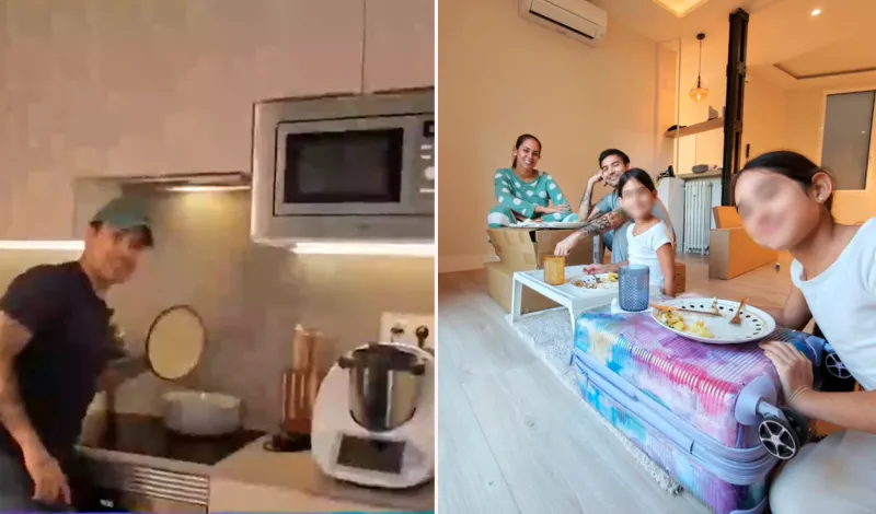 Karen Schwarz y Ezio Oliva muestran su nueva casa en Europa tras ser vistos comiendo en cajas: “Todo lo que hemos vivido”