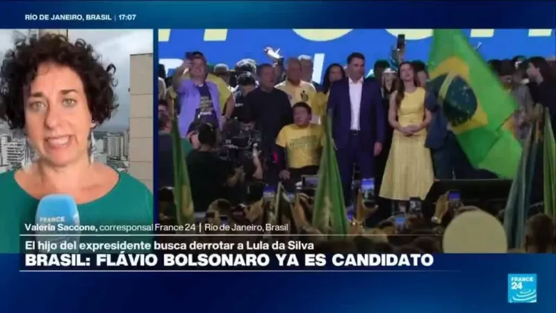 Informe desde Río de Janeiro: Flávio Bolsonaro oficializa su candidatura para las presidenciales