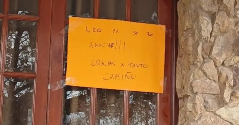 Lionel Scaloni se fue de Pujato: el sencillo cartel con el que anunció su partida tras una semana a puro cariño de la gente