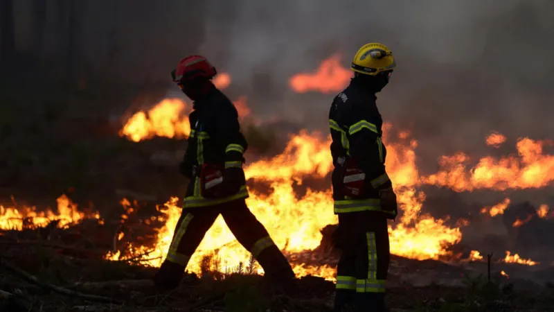 Burdeos, bajo amenaza mientras Francia y España combaten incendios forestales "sin precedentes"
