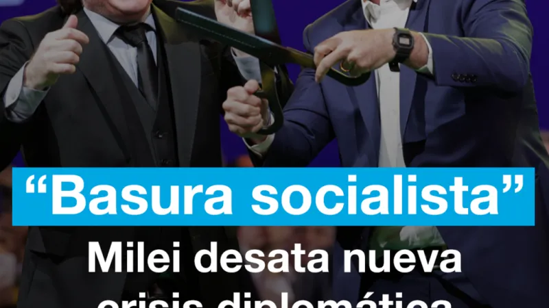 Nueva crisis diplomática Argentina-Brasil por insultos de Milei contra Lula