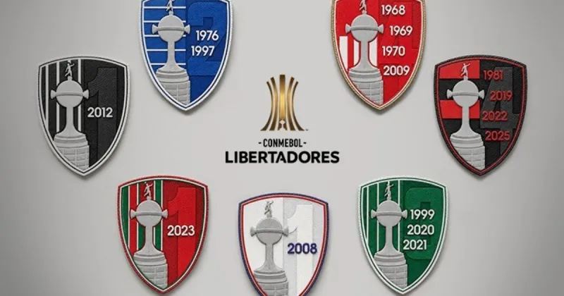 Los campeones de América lucirán un parche especial en la camiseta de la Libertadores: el diseño de los cinco grandes argentinos y cuándo podrán usarlo