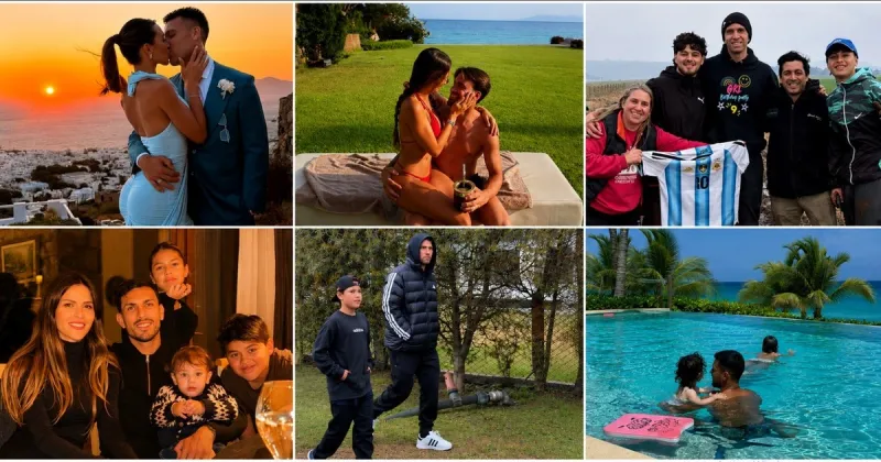 Las vacaciones de la Scaloneta: de Messi en el pago, pasando por las aventuras del Dibu a Lautaro, Tagliafico y Paredes en playas paradisíacas