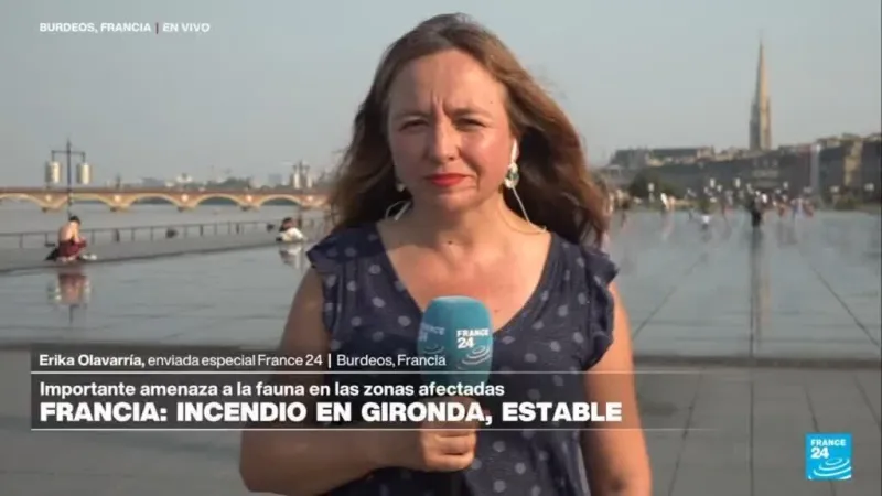 Informe desde Burdeos: bomberos lidian contra los rebrotes de fuego mientras suben las temperaturas