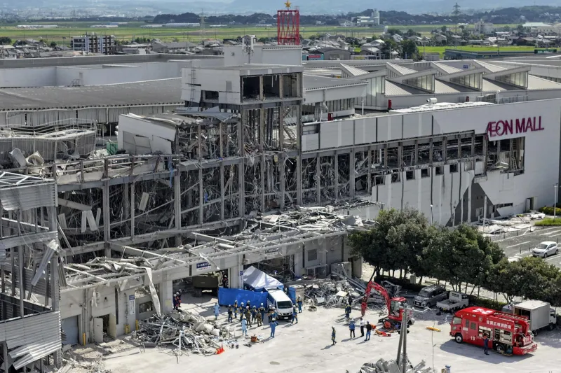 El infierno bajo el Aeon Mall: una carrera contrarreloj para encontrar supervivientes en el centro comercial convertido en una tumba tras el terremoto