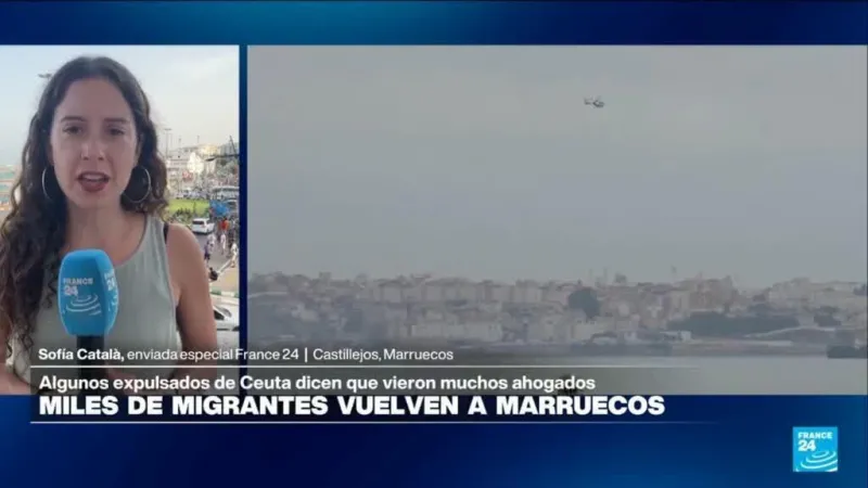Informe desde Castillejos: sigue la búsqueda por migrantes desaparecidos tras crisis en Ceuta