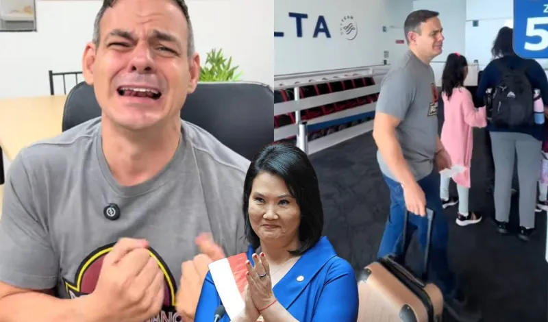 Mark Vito genera revuelo con video tras juramentación de Keiko Fujimori y Leslie Echevarría lo 'devuelve' a su país: "Más que arrepentido"