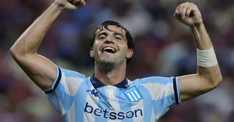 Racing perdió a dos titulares antes de jugar con Tigre: Santiago Sosa se va a Vasco da Gama y Baltasar Rodríguez quedó afuera por un conflicto